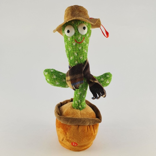 Танцующий кактус с подсветкой (60 песен)